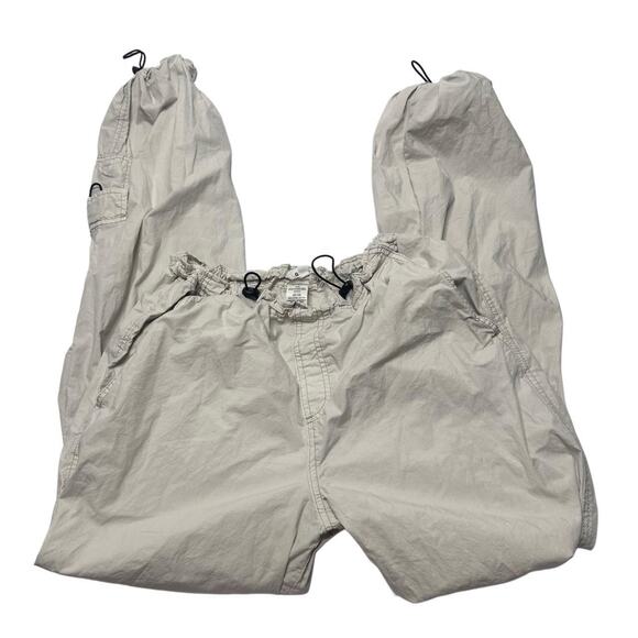 Garage Size Small Retro Streetwear Styled Cargo Pants Adjustable Waist - Picture 1 of 4